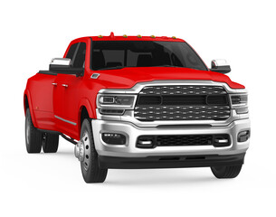 Red Pickup Truck Isolated © nerthuz