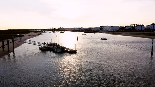 Voo de drone ria formosa algarve