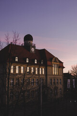 old house in the night