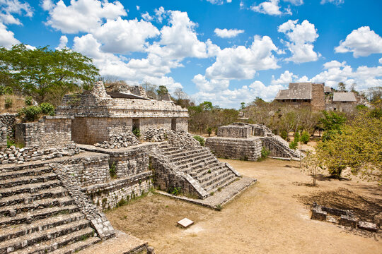 Ruins of Ancient Maya city of Ek Balam