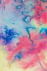 Photo of a watercolor drawing made in the style of abstraction