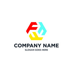 modern geometric simple logo design initiasl branding ,icon. vector ilustration .