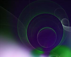 Abstract color dynamic background with lighting effect. Fractal texture. Fractal art