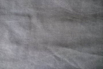 Obraz premium Macro shot of white,gray denim, jean. Modern dress textile, detailed fashion material.