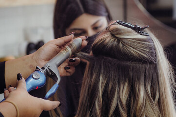 Fototapeta premium TRATAMIENTO DE CABELLO