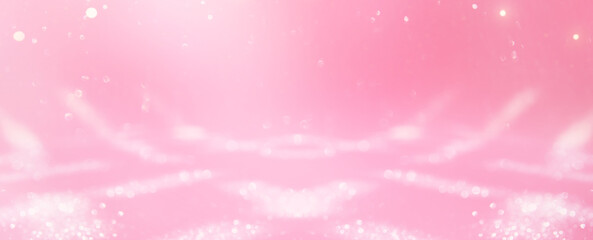 purple and pink glitter vintage lights background. defocused