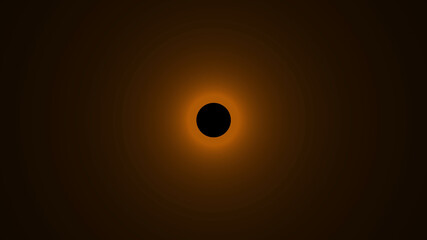 Basic animation of black hole, worm hole. Cosmos 3D rendering, supermassive black holes.