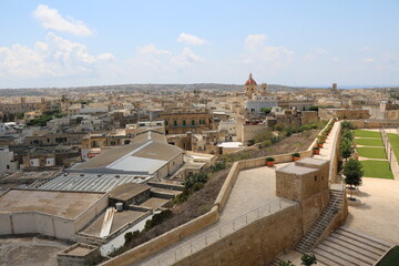 Fototapeta na wymiar Cittadella in Rabat Victoria, Gozo Malta