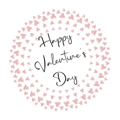 Fototapeta premium happy valentine's day banner, celebration card, love decleration, love related item, party invitation, classic card
