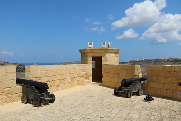 Defense of the Cittadella in Rabat Victoria, Gozo Malta