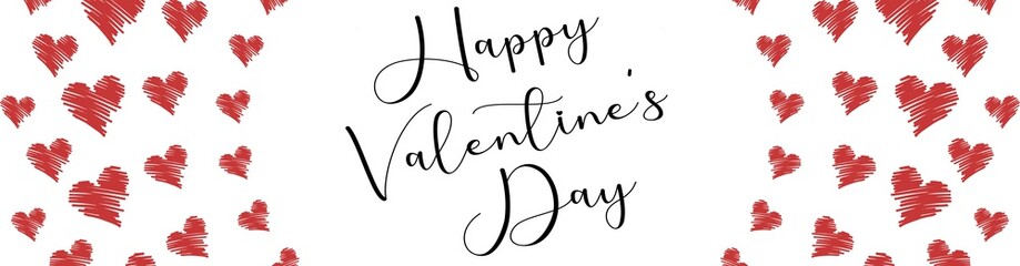 happy valentine's day banner, celebration card, love decleration, love related item, party invitation, classic card