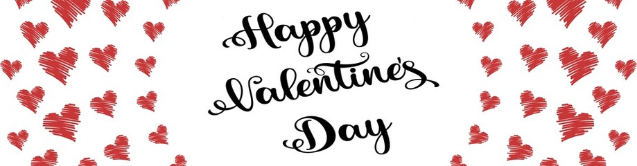happy valentine's day banner, celebration card, love decleration, love related item, party invitation, classic card