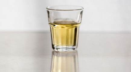 Alcoholic spirits and drinks concept background, with copy space