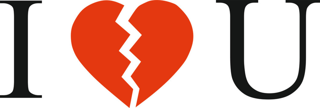 A cute proposal of love and affection suggesting a heart-break condition without love on Valentine's day 