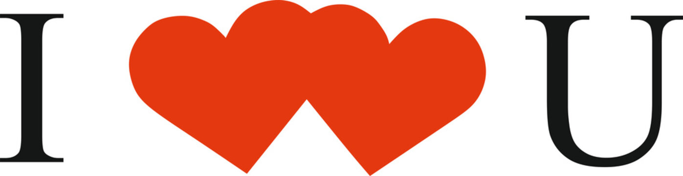 I cute love proposal showing two hearts hugging together as a symbol of closeness and affection on Valentine's day