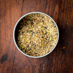 Dukkah, spice blend from North Africa