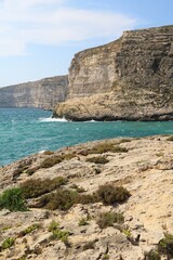  Xlendi on the Mediterranean Sea on the island of Gozo, Malta
