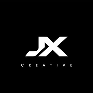 JX Letter Initial Logo Design Template Vector Illustration
