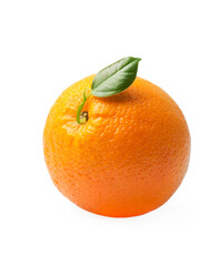 Orange fruit isolated on white