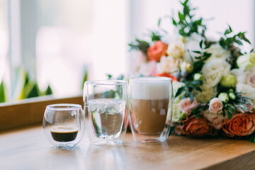 two glasses of champagne