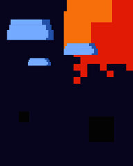 8-bit Fall Background