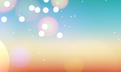 Naklejka premium Abstract shiny blurred lights background stock illustration