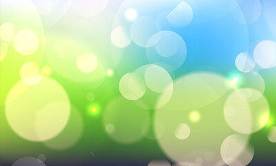Fototapeta premium Abstract shiny blurred lights background stock illustration