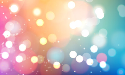 Obraz premium Abstract shiny blurred lights background stock illustration