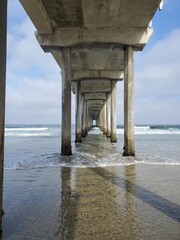 pier on the beach in California