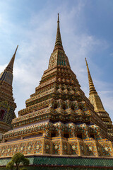 Famous temple in Bangkok Thailand (Wat Pho or Wat Phra Chetuphon Wimonmangklararam)