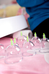 Small jar for cupping in traditional Chinese Medicine