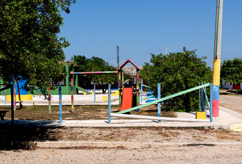 Obraz na płótnie Canvas playground in the public park