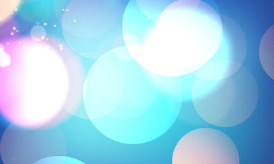 Abstract shiny blurred lights background stock illustration
