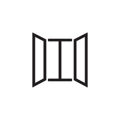 window icon symbol sign vector