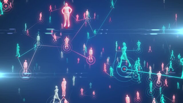 Contact tracing network infected person identification Covid-19 virus pandemic