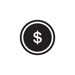 dollar icon symbol sign vector