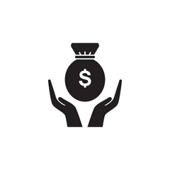 dollar icon symbol sign vector
