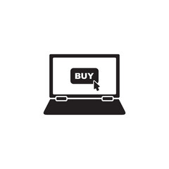 click buy icon symbol sign vector