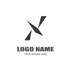 X Logo Template vector icon illustration design