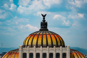 C&uacute;pula del palacio de bellas artes