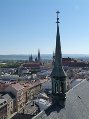 Olomouc (Czech) buildings, streets and historical part of the city