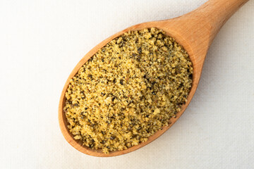 Lemon Pepper Seasoning on a Spoon