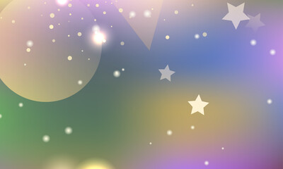 Fototapeta premium Abstract shiny blurred lights background stock illustration