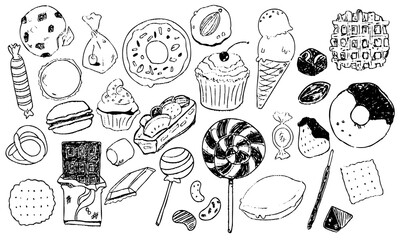 おかしのイラストカット