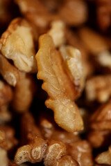 Walnuts dry fruit nuts macro background modern high quality prints family juglandaceae