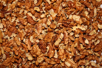Walnuts dry fruit nuts macro background modern high quality prints family juglandaceae