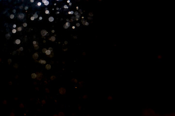 Beautiful white bokeh of light