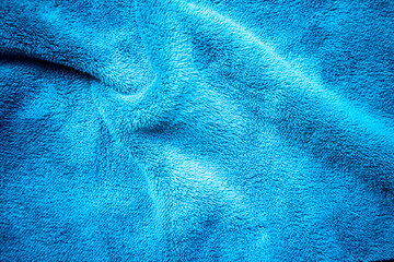 Blue towels texture