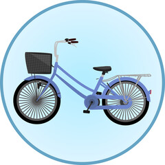 シンプルな自転車のアイコン