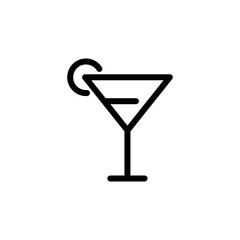 cocktail icon vector design trendy